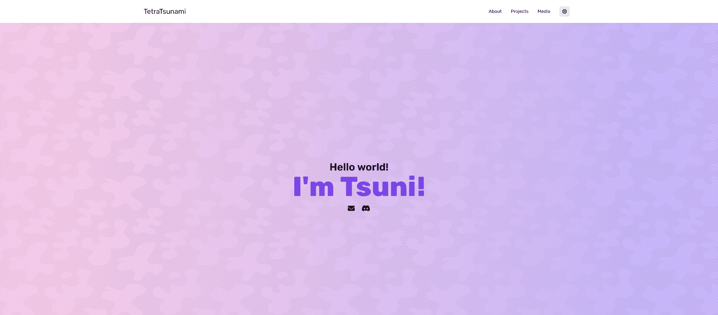 Screenshot of Portfolio Website